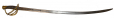 CONFEDERATE “DOG RIVER” CAVALRY SABER, EX-OLD STONEHOUSE MUSEUM
