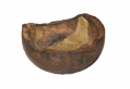 6-POUNDER BORMANN CANNON BALL HALF, FROM CHANCELLORSVILLE 1960
