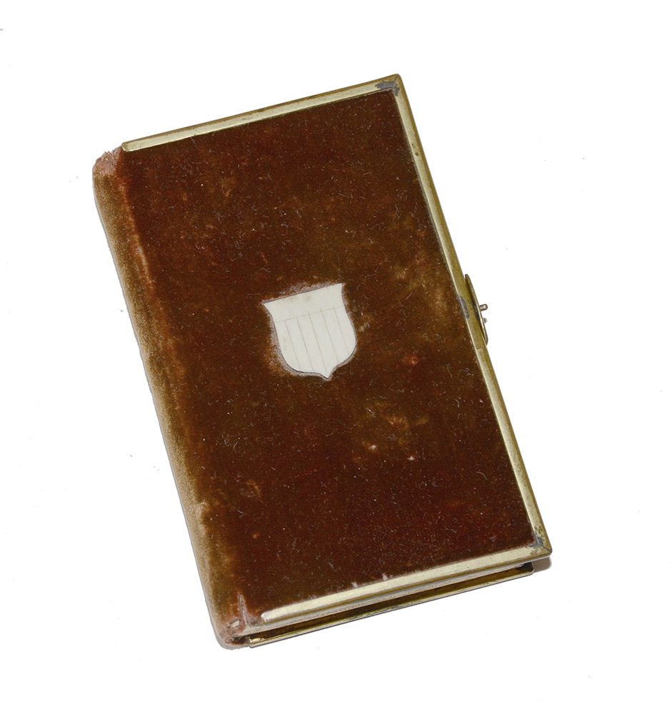 BOOK OF COMMON PRAYER WITH UNION SHIELD – DATED 1863