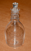 EARLY PRUSSIAN SHAPE PINT DECANTER, C1815-1825