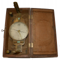 RICHARD PATTEN & SON, BALTIMORE, SURVEYOR'S COMPASS, SERIAL NO. 7, MARKED TO THE U.S. CORPS OF TOPOGRAPHICAL ENGINEERS, IN ITS ORIGINAL FITTED CASE