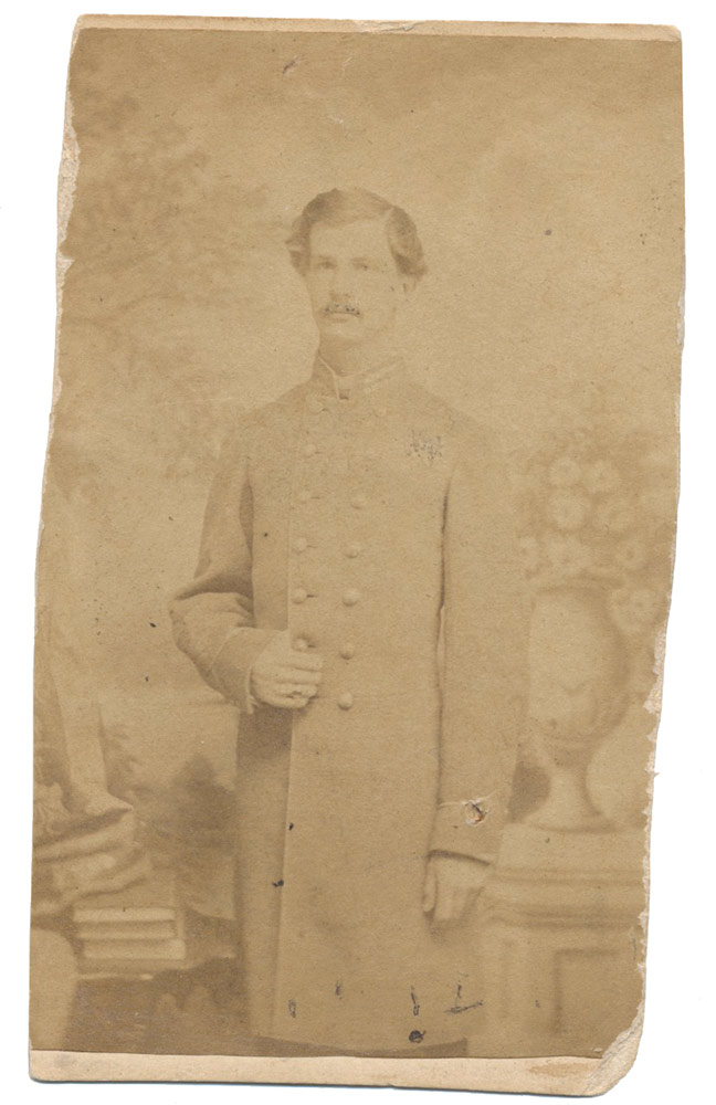CDV OF LIEUTENANT CHARLES W. PARKER, 1ST SOUTH CAROLINA ARTILLERY