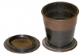 NILES 1860 PATENT TELESCOPIC DRINKING CUP