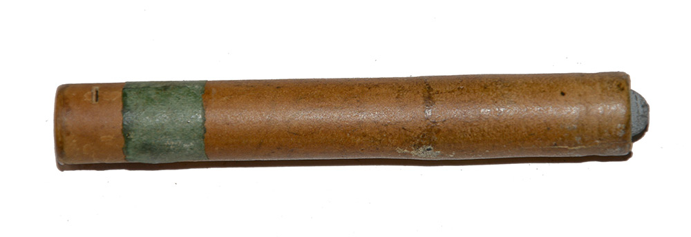 SCARCE .45 CALIBER CARDBOARD “TUBE” CARTRIDGE FOR WHITWORTH & KERR RIFLES