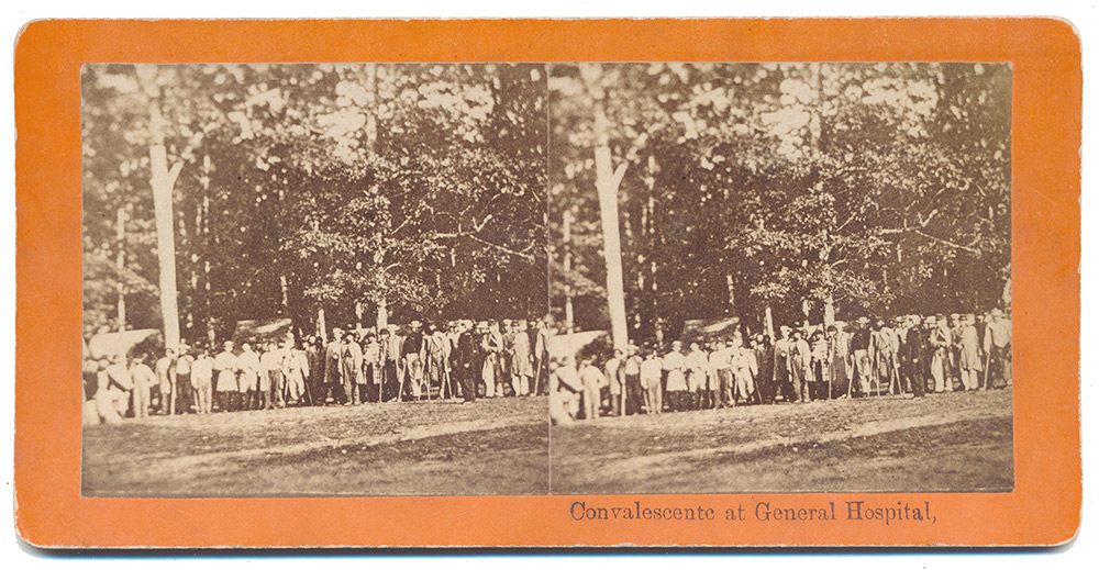 MUMPER GETTYSBURG STEREOVIEW – CAMP LETTERMAN HOSPITAL