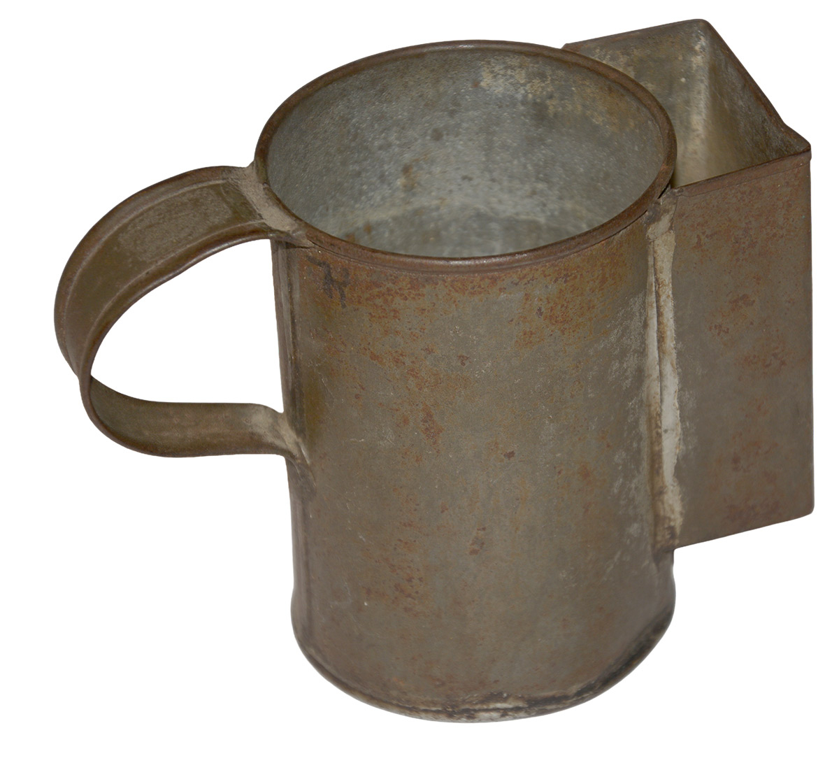 CIVIL WAR ERA TIN SHAVING CUP