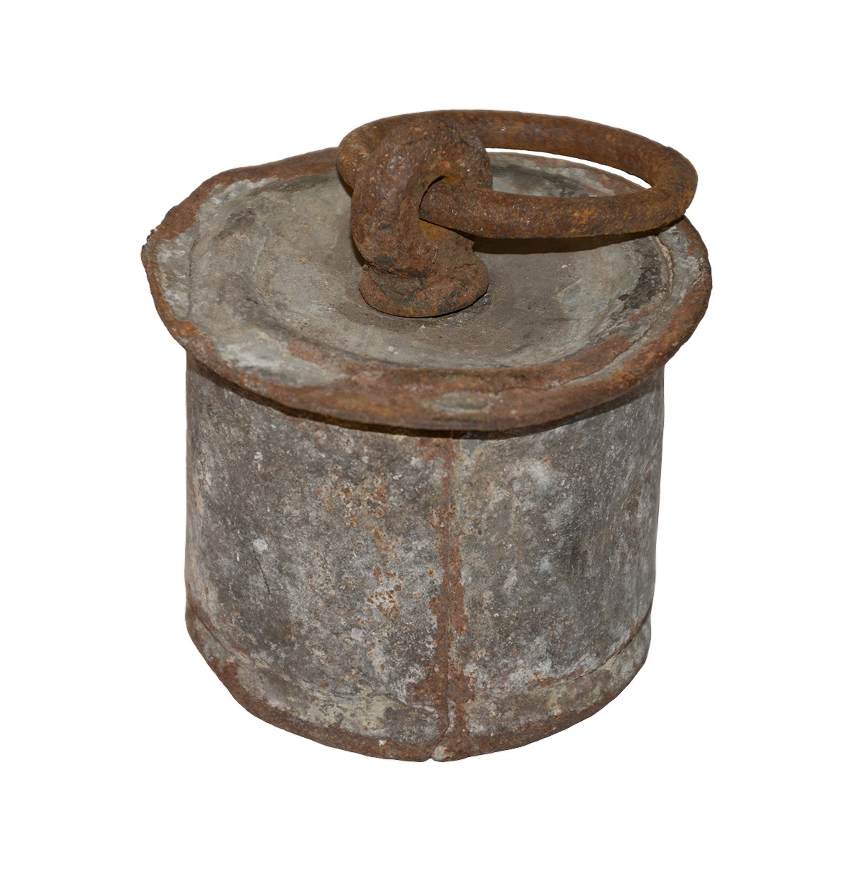TINNED IRON ARTILLERY MUZZLE TOMPION FOR A FIELD GUN
