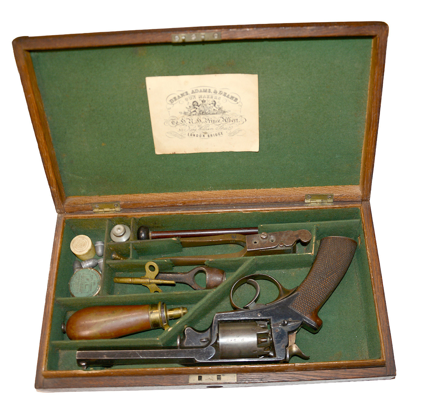 STRONG CONDITION CASED M1854 BEAUMONT-ADAMS REVOLVER