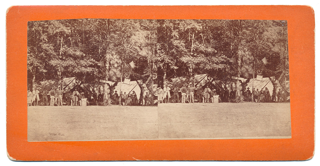 TIPTON GETTYSBURG STEREOVIEW – CAMP LETTERMAN HOSPITAL