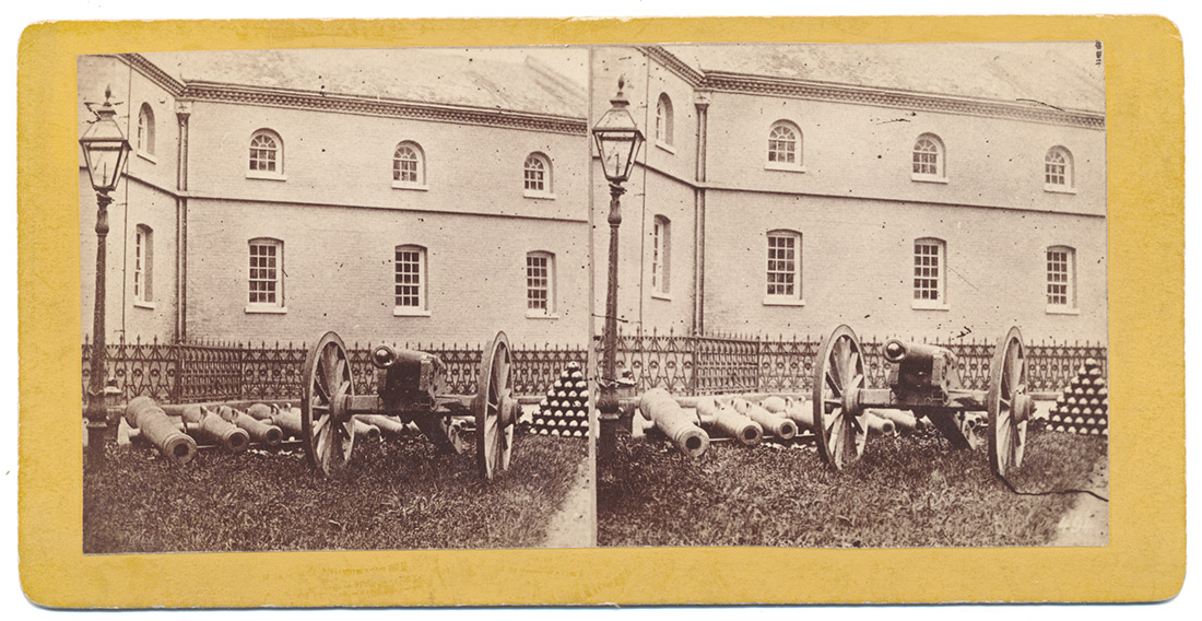 RARE TIPTON GETTYSBURG STEREOVIEW – 1st RHODE ISLAND, BATTERY B, “GETTYSBURG GUN” 