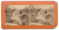 TIPTON GETTYSBURG STEREOVIEW – STAGED WEAVER PHOTO OF US DEAD AT DEVIL’S DEN 