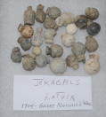 1704 BATTLE OF JAKOBSTADT -- LEAD BALLS
