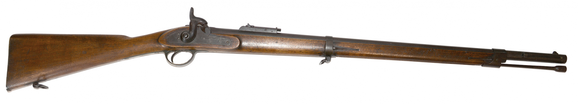 CONFEDERATE ORDNANCE C & R BRAZILIAN LIGHT MINIE RIFLE IN SUPERB CONDITION
