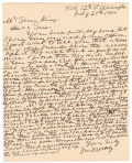1910 JOHN S. MOSBY AUTOGRAPH LETTER RE: POLITICS, THEODORE ROOSEVELT