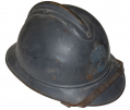 A FINE WORLD WAR ONE FRENCH STEEL HELMET