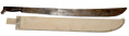 ORIGINAL WW2 U.S. NAVY MARK 1 MACHETE, DATED 1944, WITH SCABBARD