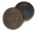 CIVIL WAR U.S. NAVY GOODYEAR PATENT SHAVING SOAP DISH