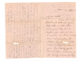 GETTYSBURG BATTLEFIELD LETTER DATED "JULY 1ST 2ND AND 3RD" — CAPT. EMLEN N. CARPENTER, 6TH PENNSYLVANIA CAVALRY, ACTING ON MEADE'S STAFF, REPORTING HIS BROTHER MISSING WITH THE BUCKTAIL BRIGADE