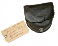 ANTIETAM BATTLEFIELD RECOVERED CONFEDERATE PERCUSSION CAP POUCH