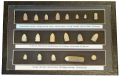 CIVIL WAR CARBINE AND PISTOL BULLET DISPLAY