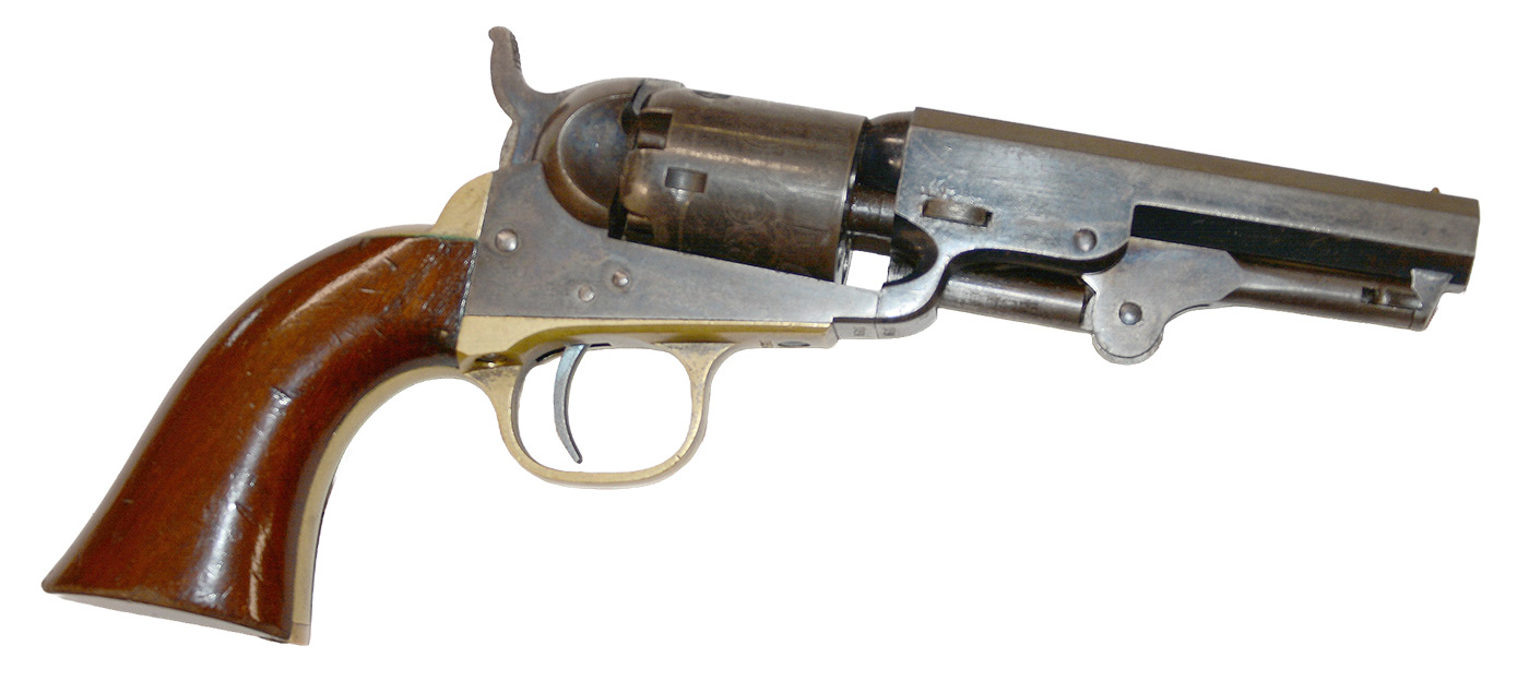 A VERY FINE POST-CIVIL WAR DATED MODEL 1849 COLT POCKET REVOLVER