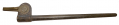 PATTERN 1885 US .45 - .70 TRAPDOOR BAYONET SCABBARD