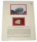 FRAGMENT OF THE LAST CONFEDERATE NATIONAL FLAG, REMOVED FROM THE CONFEDERATE CAPITOL IN RICHMOND, APRIL 4TH, 1865