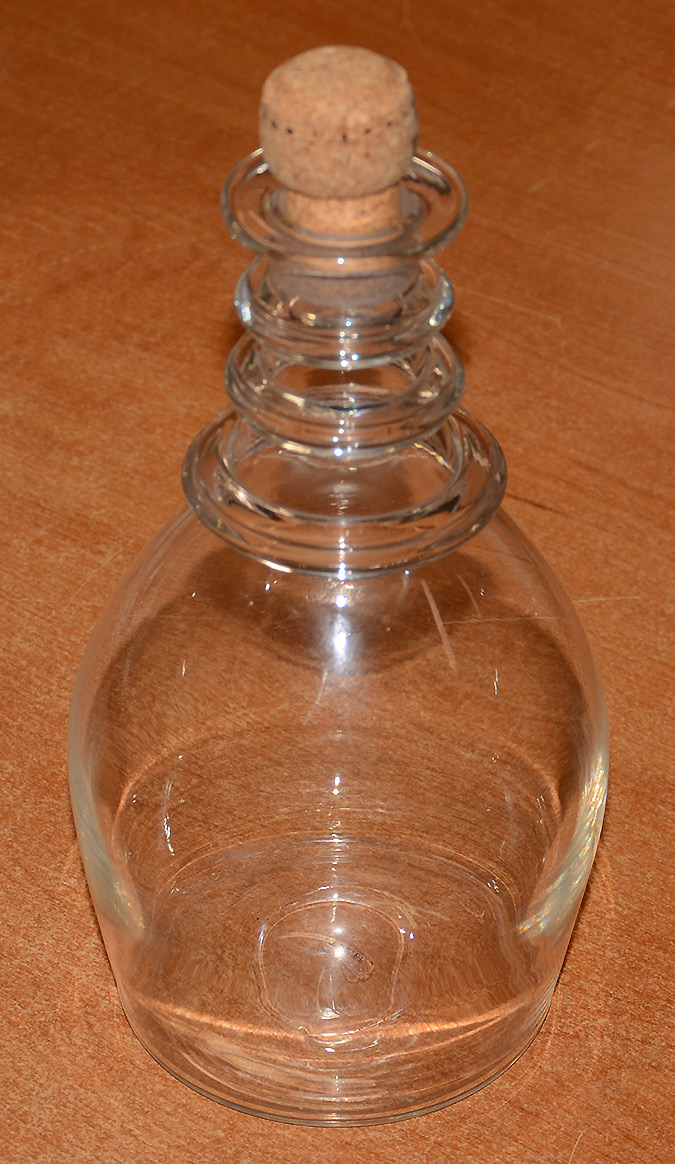 EARLY PRUSSIAN SHAPE QUART DECANTER, C1815-1825
