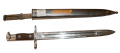 MODEL 1892/98 KRAG BAYONET AND SCABBARD - 1898