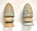 .58 CALIBER, 3-PIECE, SHALER PATENT BULLETS