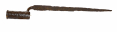 AMERICAN MADE BAYONET EXCAVATED NEAR FISHKILL BARRACKS