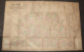 FOLDING MAP OF VIRGINIA – ID’D TO COLONEL JOHN TOWERS, 8th GEORGIA INFANTRY – WIA GETTYSBURG 