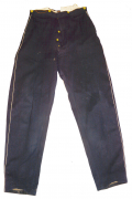DARK BLUE WOOL TROUSERS OF MAURICE LEYDEN, THIRD NEW YORK CAVALRY