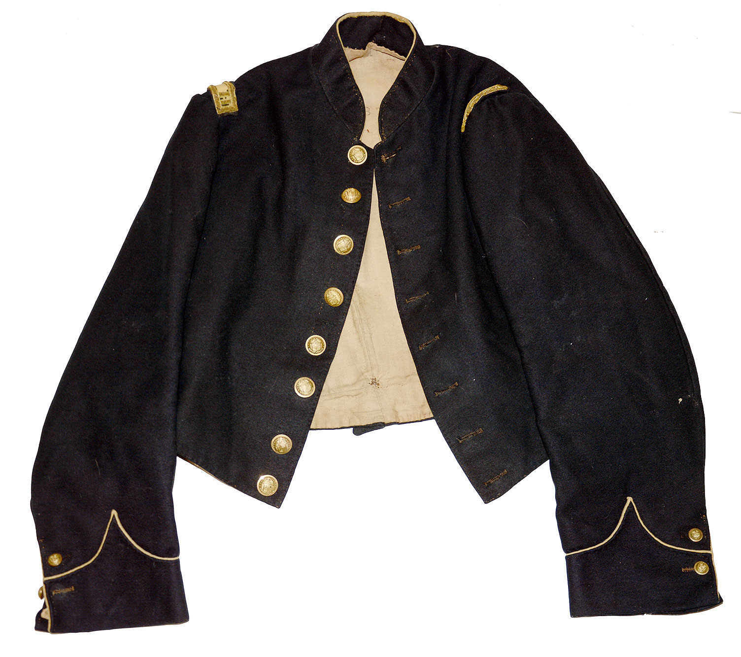 “UNDRESS” SHELL JACKET OF MAURICE LEYDEN, THIRD NEW YORK CAVALRY