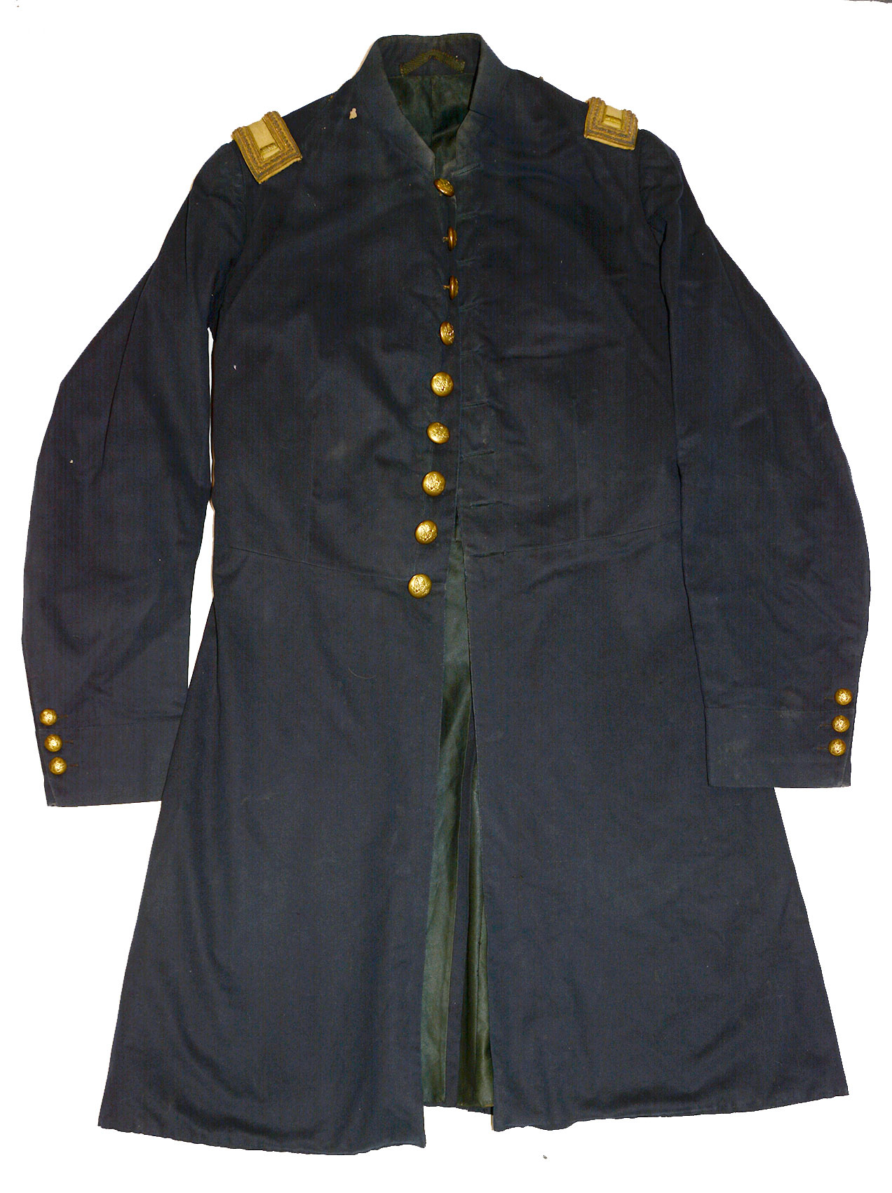 US CAVALRY OFFICER’S FROCK COAT OF MAURICE LEYDEN, THIRD NEW YORK CAVALRY