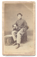 CDV PHOTO OF NEW YORK DRUMMER BOY