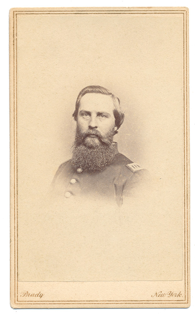 CDV PHOTO OF CAPTAIN ROBERT CHANDLER, 7TH & 13TH U.S. INFANTRY