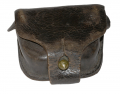 REGULATION US PERCUSSION CAP POUCH OF MAURICE LEYDEN, THIRD NEW YORK CAVALRY
