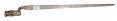 US MODEL 1842 MUSKET BAYONET
