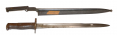 NICE US KRAG-JORGENSEN BAYONET WITH SCABBARD – 1902 
