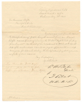 CONFEDERATE TREASURY DEPARTMENT LETTER SETTLING THE PAY OF A DECEASED SOLDIER — PVT. DANIEL CLIFTON, CO. K, 50TH VIRGINIA INFANTRY, 1863
