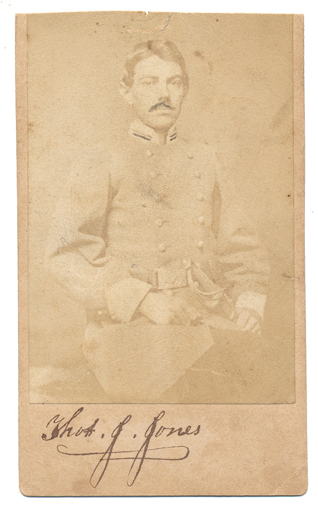 SEATED VIEW OF VMI GRADUATE & TWICE WOUNDED ALABAMA OFFICER WHO SERVED ON GENERAL JOHN B. GORDON’S STAFF AND CARRIED FLAG OF TRUCE AT APPOMATTOX