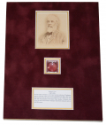 ROBERT E. LEE HAIR IN NICE DISPLAY 