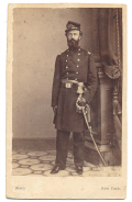 CDV PHOTO OF LT. LEYDEN, 3RD NEW YORK CAVALRY