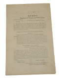 GENERAL ORDERS NO. 113, SEPTEMBER 25, 1864 — COURT-MARTIAL, CONVICTION AND CASHIERING OF CAPT. R. B. WARD, 11TH PENNSYLVANIA CAVALRY — SIGNED COPY OF 1ST LIEUT. WILLIAM L. AMES, 38TH U.S. COLORED TROOPS