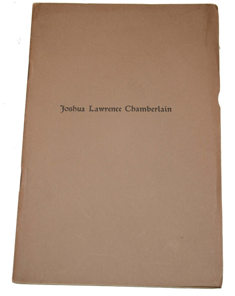  JOSHUA LAWRENCE CHAMBERLAIN: A SKETCH (REPRINT, WITH ADDITIONS) — UNOPENED COPY