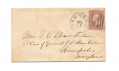 COVER ADDRESSED TO FANNY CHAMBERLAIN, IN CARE OF GEN. JOSHUA L. CHAMBERLAIN, ANNAPOLIS, 1864