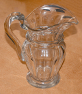 CIRCA 1830-1855 CUT MIDDLE PERIOD AMERICAN WATER PITCHER
