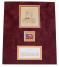 ROBERT E. LEE HAIR IN NICE DISPLAY 