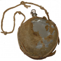SMOOTHSIDED NEW YORK DEPOT PATTERN CANTEEN OF PERLEY WHITTIER, CO. K 24th MAINE